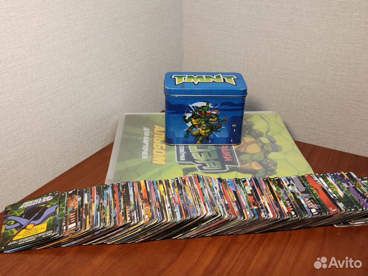 Карточки Черепашки Ниндзя 350 шт разные