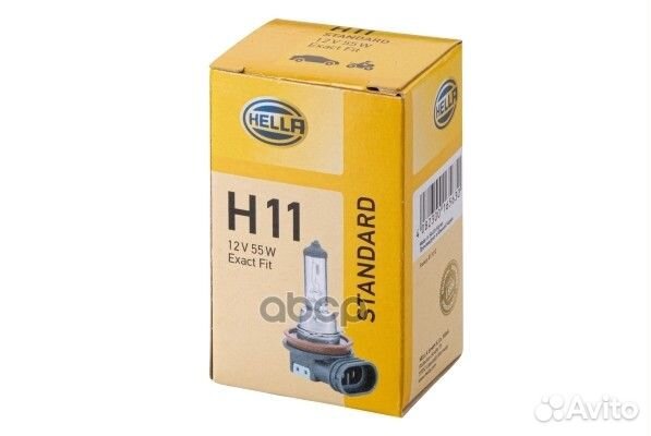 Лампа H11 12 V 55 W 8gh008358-121 hella