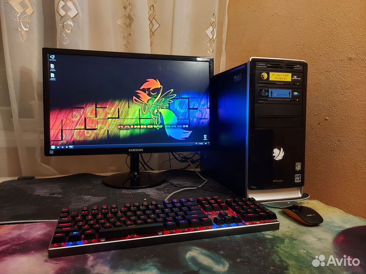 Бюджетный Компьютер HP Pavillion A6620
