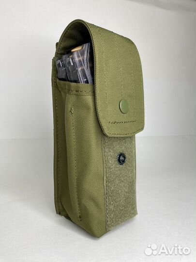 Подсумок для даух магазинов ак, закрытый