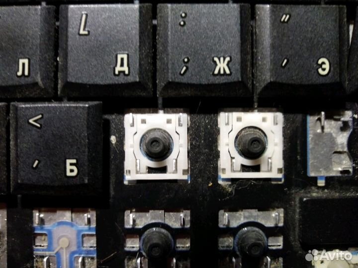 Кнопки, крепления кнопок клавиатуры ноутбука HP