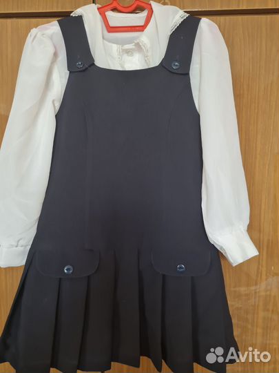 Школьный сарафан платье