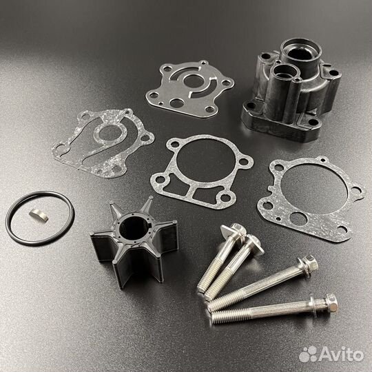 Ремкомплект помпы охлаждения Yamaha F75-100 (с кор