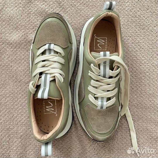 Женские кожаные кроссовки mosso shoes