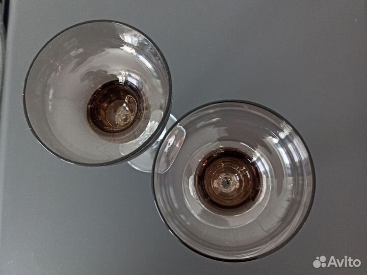 Подсвечники хрустальные СССР набор 2 шт б/у