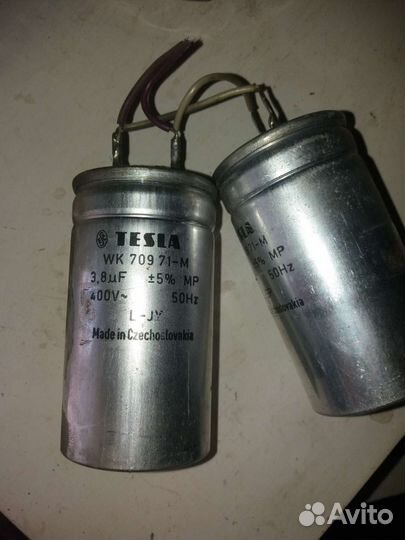 Пусковой конденсатор теsla для пуска люминес.ламп