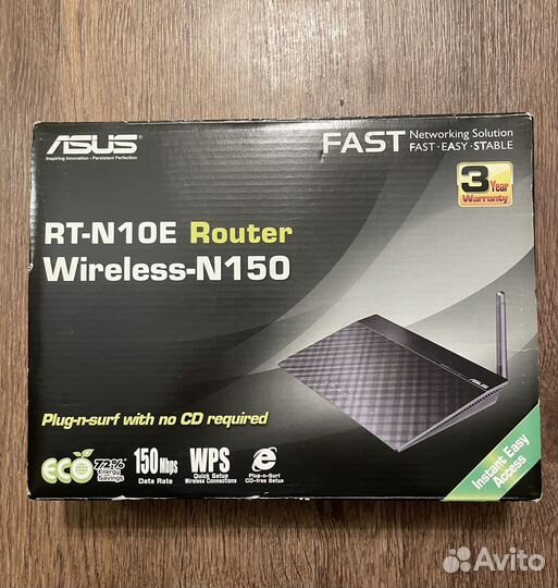 Wi-Fi роутер asus RT-N10E
