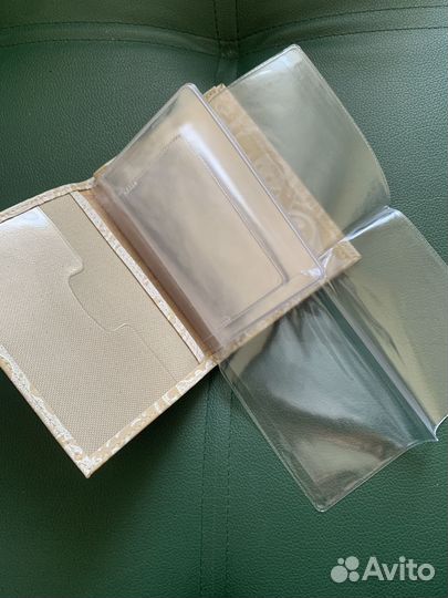 Обложка для автодокументов и паспорта натуральная