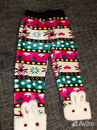 Лосины для девочки тёплые