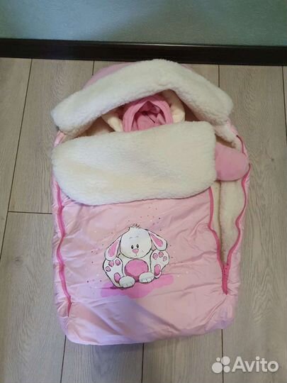 Конверт в коляску - хватит до года, комплект на вы