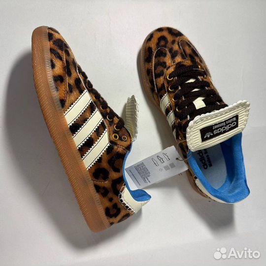 Кеды Adidas Samba Wales Bonner LUX leopard новые