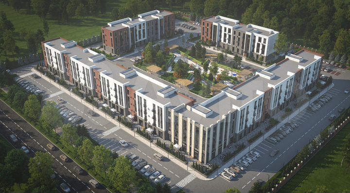 1-к. квартира, 45,2 м², 2/4 эт.