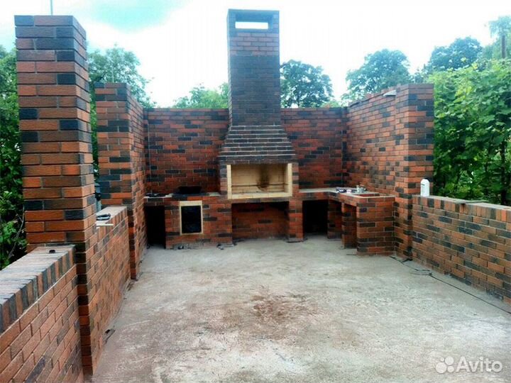 Камины, комплексы барбекю - от проекта до реализац