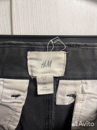 Брюки hm regular fit stretch