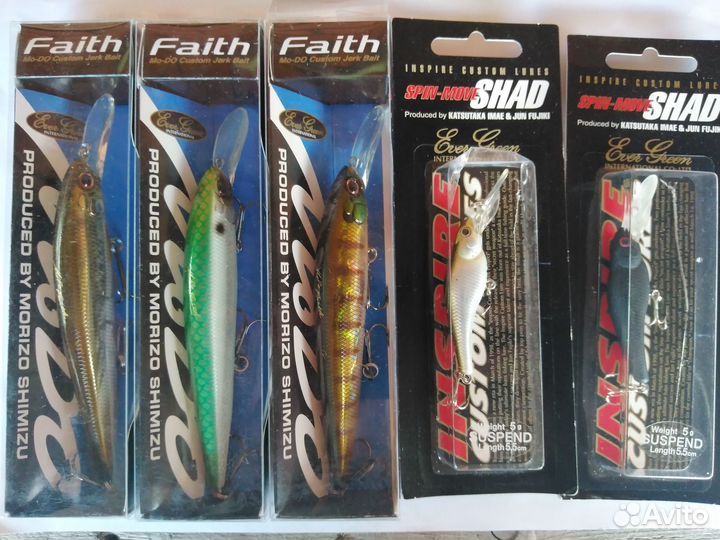 Воблеры zipbaits, Evergreen,DUO