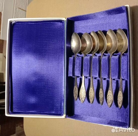 Набор чайных ложек(6шт) гост мк4