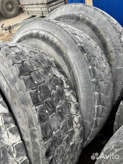 Шины велущие бу 315/80 R22.5 Michelin X Multi