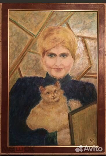 Картина «Зеленоглазые», Черкашина А. Холст/масло