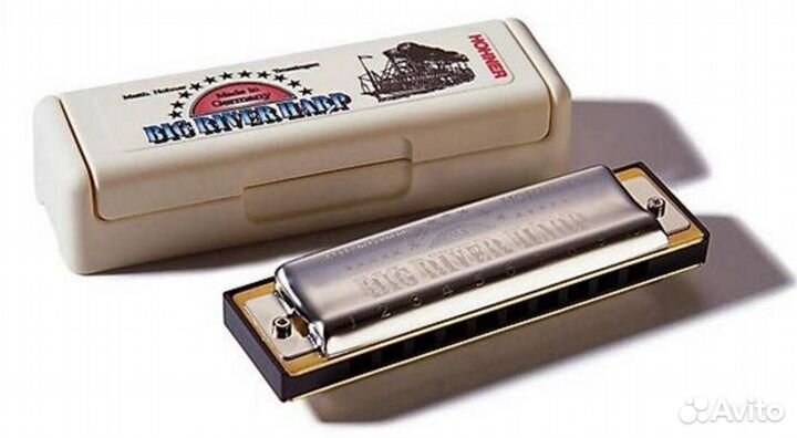 Hohner Big river harp C (M590016X/M590017) губная
