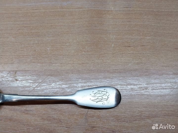 Серебряная чайная ложка 84 проба