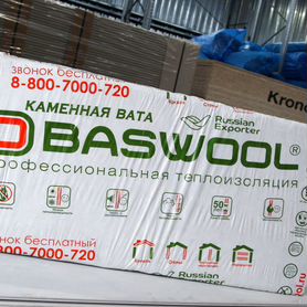 Утеплитель из каменной ваты Baswool 100 мм