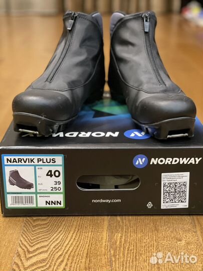 Лыжные ботинки nordway 39 новые
