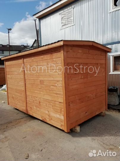 Бытовка деревянная утепленная с электрикой