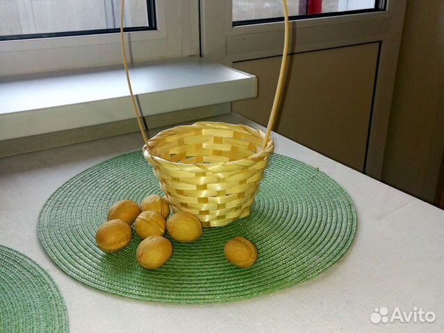 Корзина плетёная для декора