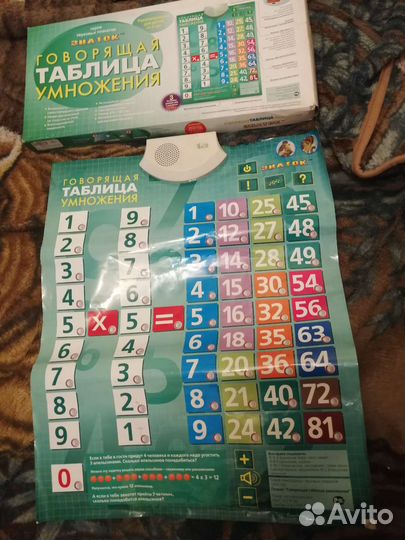 Таблица умножение, счёт