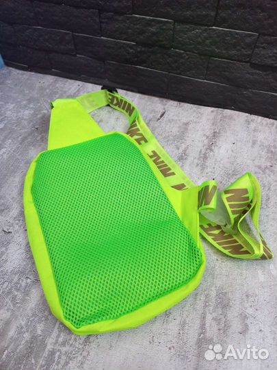 Сумка через плечо nike оранжевая