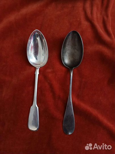 Серебряная столовая ложка