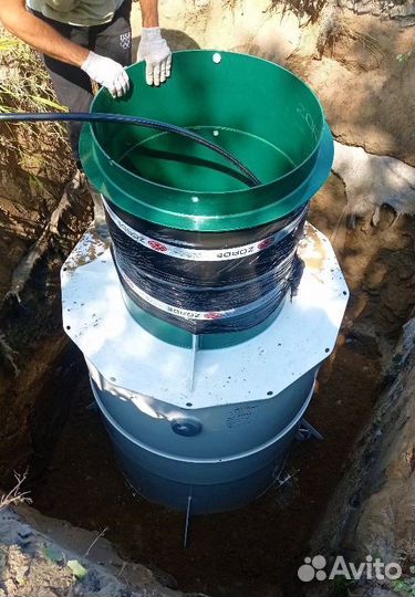 Монтаж автономной канализации. Септики под ключ
