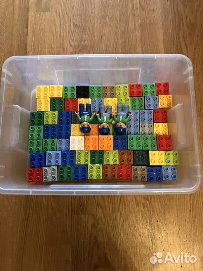 Lego duplo(кубики +3 фигурки в подарок)