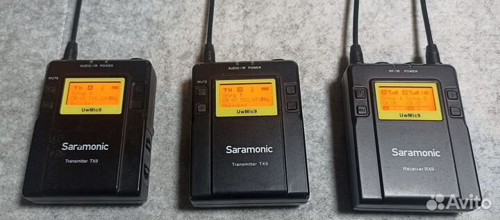 Saramonic UwMic9 Kit2 RX9+TX9+TX9 радиопетличка
