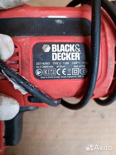 Дрель Black decker