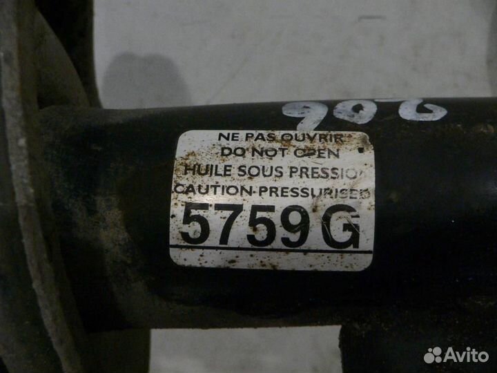 Амортизатор передний левый pegeout 206 1998-2012