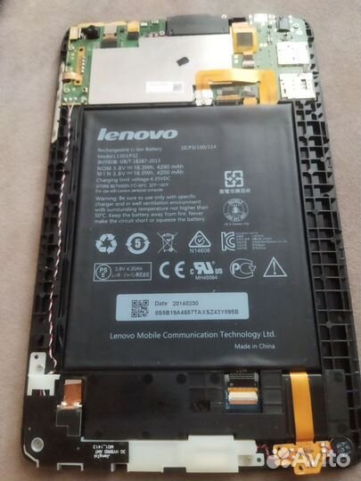 Планшет lenovo на запчасти