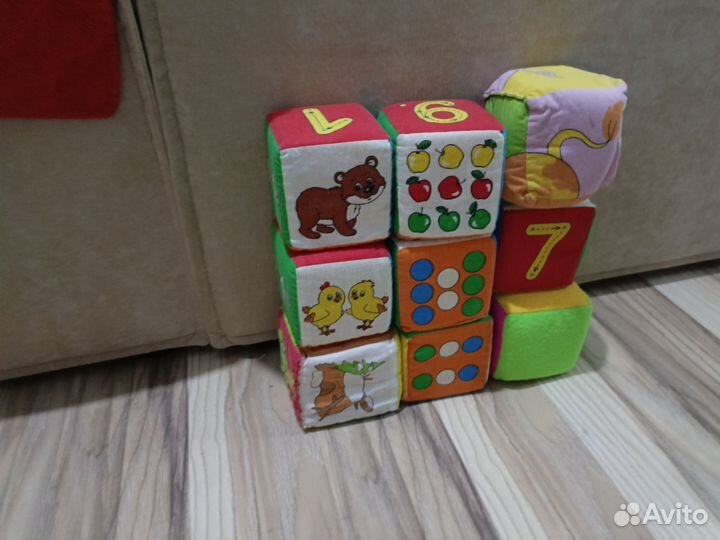 Мягкие кубики