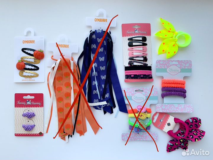 Бантики, заколки, резиночки