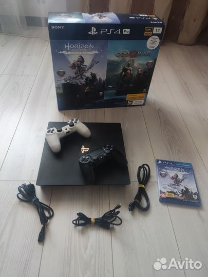 Sony playstation 4 PS4 pro 1tb с играми