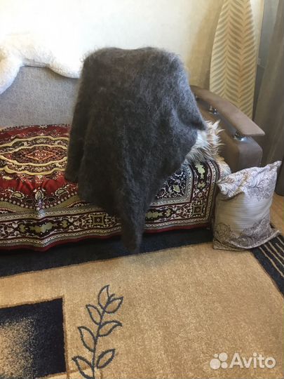 Шаль пуховая ручная работа