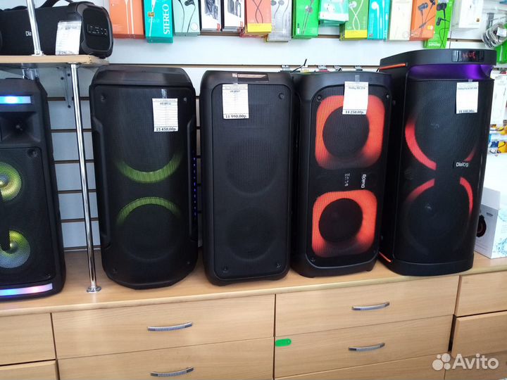 Напольные блютуз колонки, новые