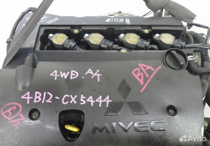 Двигатель Mitsubishi Outlander II 2.4 4B12