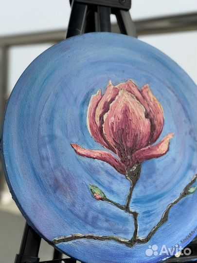 Картина маслом на холсте цветы