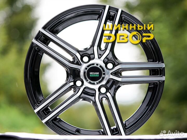 Диски Megami MGM-1 6x15/4x100 ET50 D60.1 BKF (4шт)