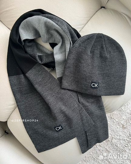 Комплект Calvin Klein шапка и шарф