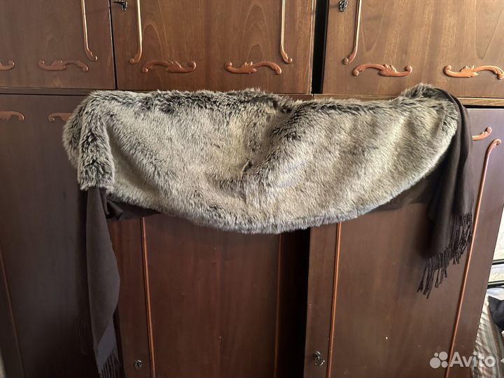 Накидка шаль эко-мех