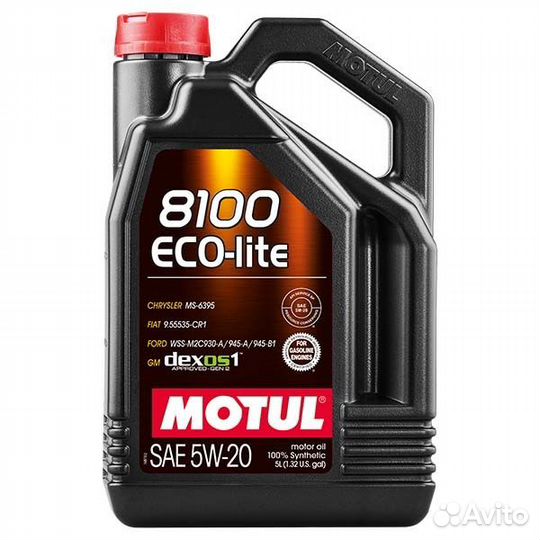 Motul 8100 ECO-lite 5W-20, 5л