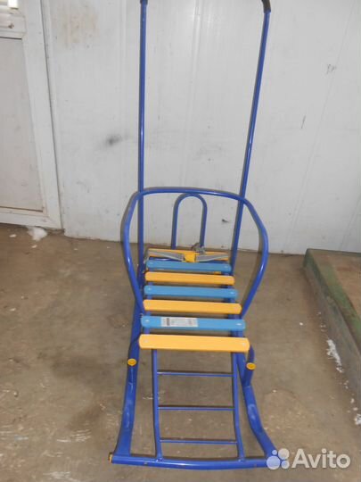 Детские санки с колесами