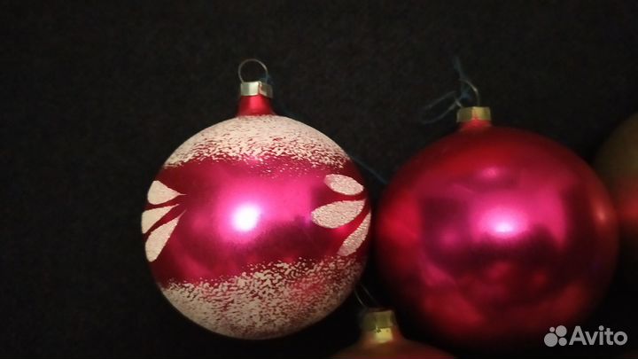 Набор елочных шаров СССР